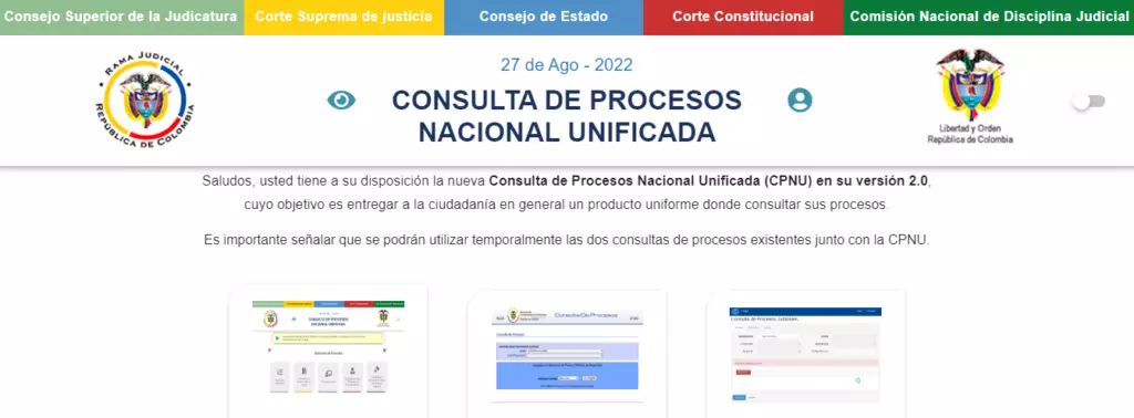 Consulta procesos judiciales por internet
