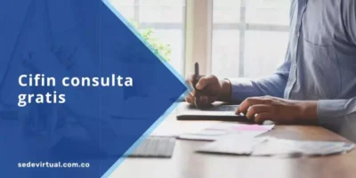 Cifin consulta gratis